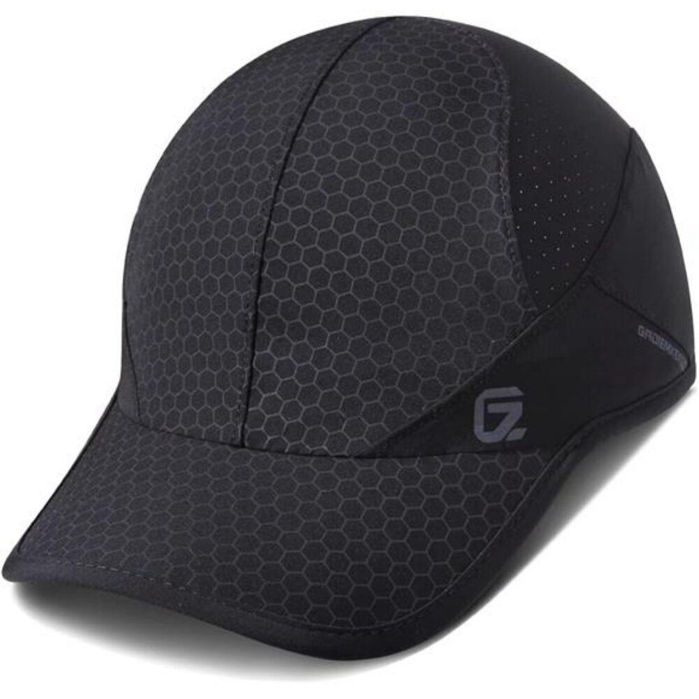 Unisex Stretch Running Hat Quick Dry Lightweight Sports Cap Soft Brim Breathable